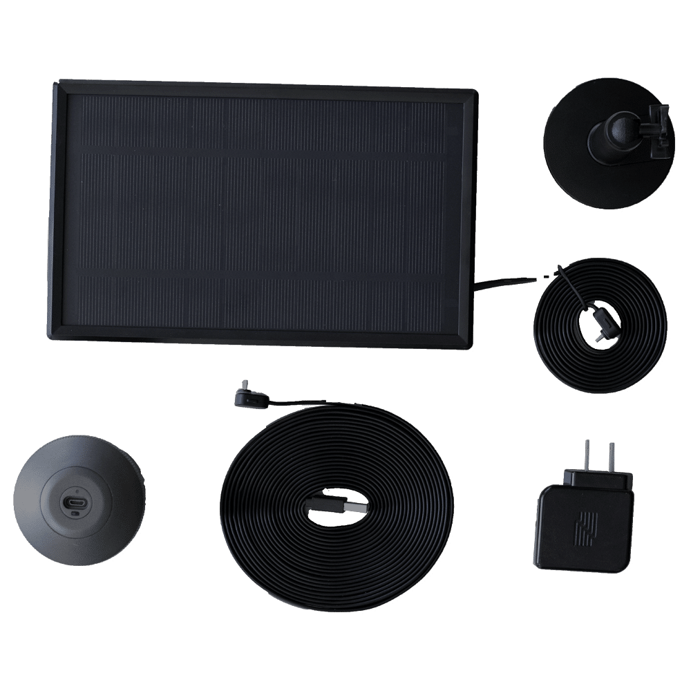 image of deep sentinel rechargeable usb battery and solar panel kits