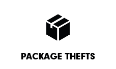 Icon regarding package theft alarm
